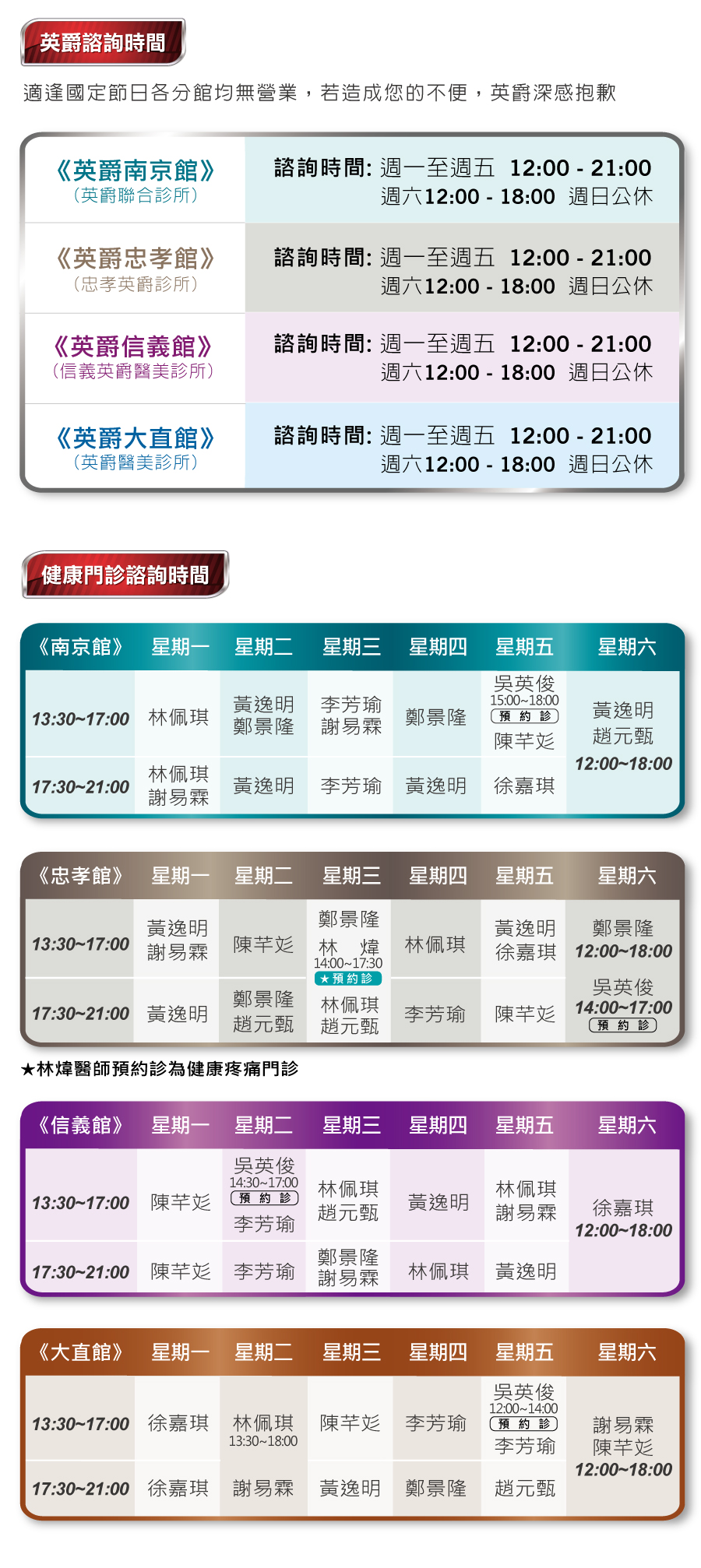【健康疼痛諮詢時間】2025.6.30